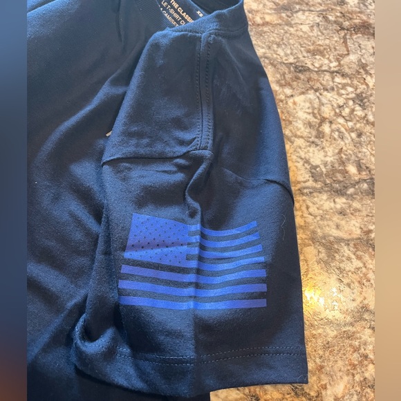 NWT Under Armour tee womens XS Freedom USA flag blue patriotic shirt the classic - Picture 8 of 11